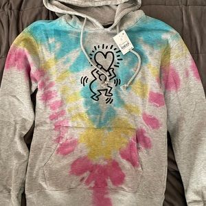 Women’s tie-dye hoodie sweatshirt